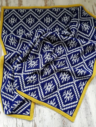 [Ana Morais Soares] Плед Midnight Snowflakes (2022_0.png